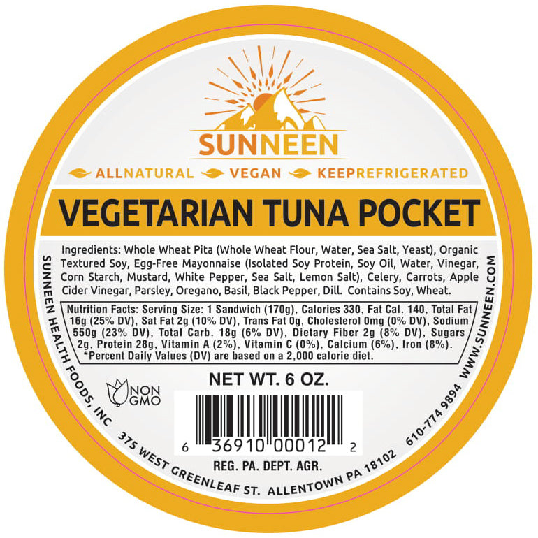 Veg Tuna Salad Pocket | Sunneen Health Foods