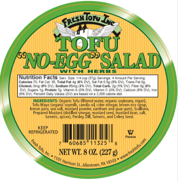 Tofu No-Egg Salad - Sunneen Health Foods