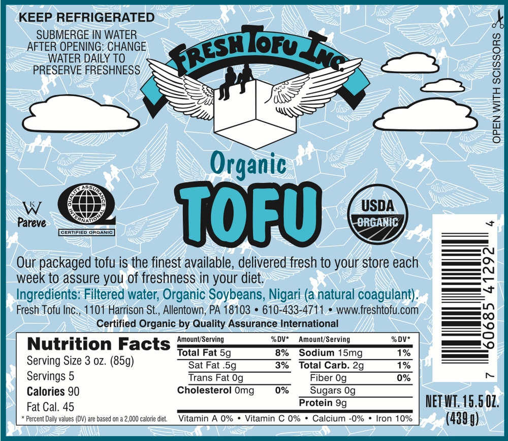Organic Tofu - Sunneen Health Foods