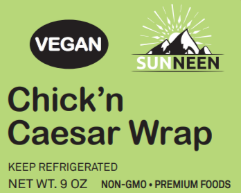 Chick'n Caesar Wrap