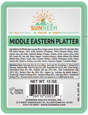 Middle Eastern Platter