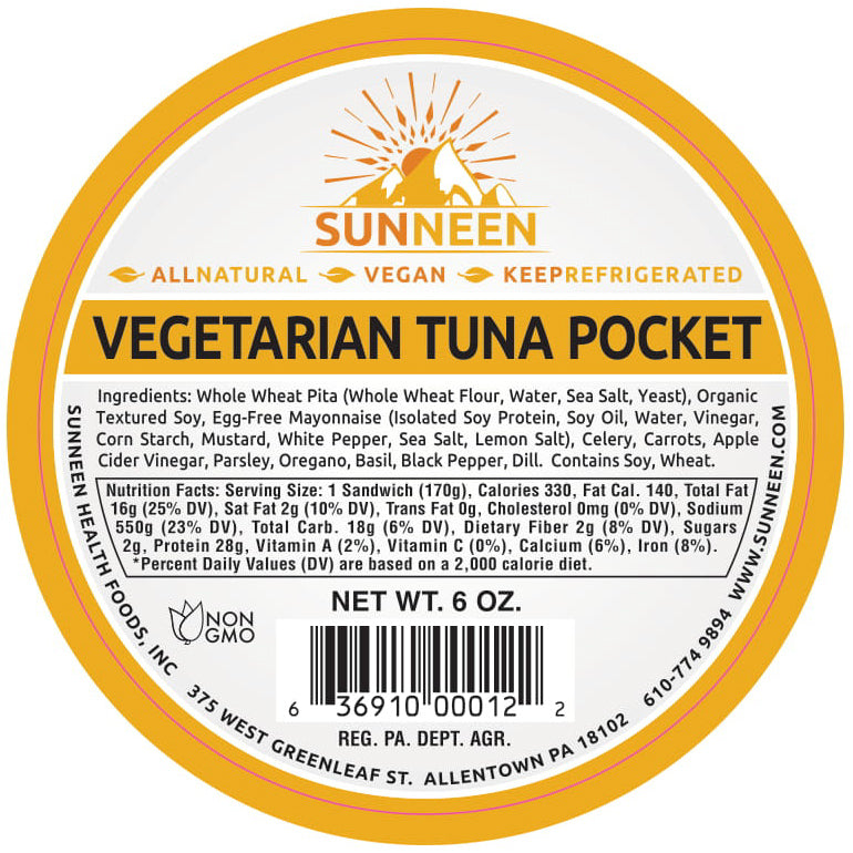 Veg Tuna Salad Pocket - Sunneen Health Foods