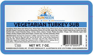 Veg. Turkey Sub - Sunneen Health Foods