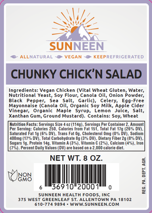 Chunky Chick'n Salad - Sunneen Health Foods
