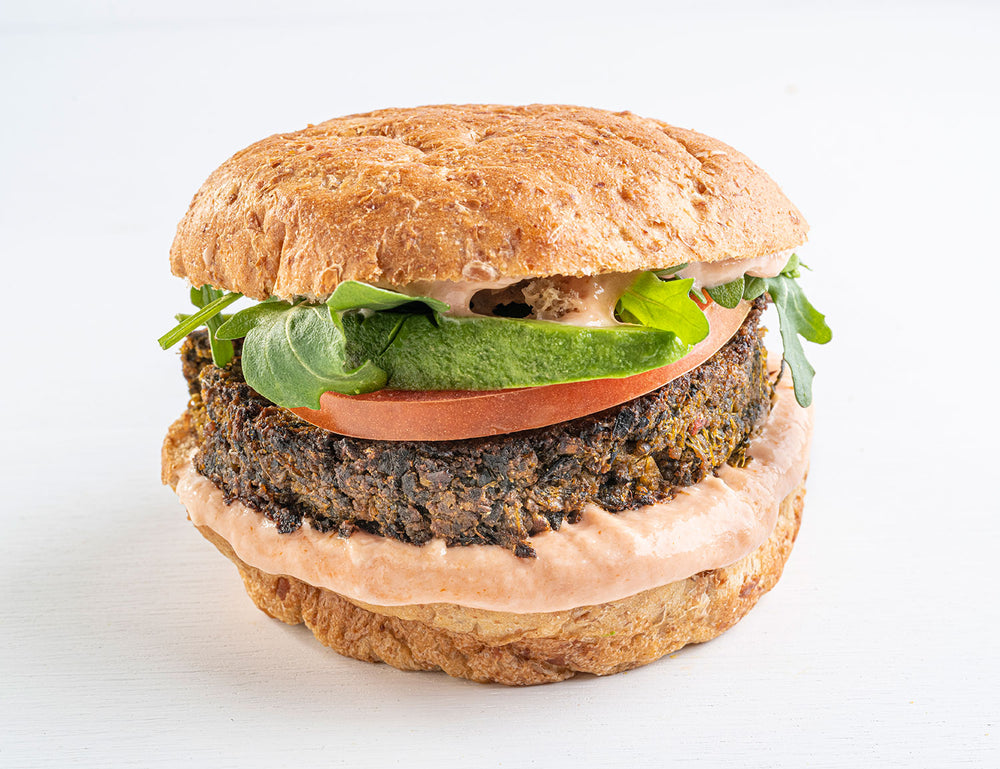 
            
                Load image into Gallery viewer, Kale &amp;amp; Quinoa Burger - Sunneen Health Foods
            
        