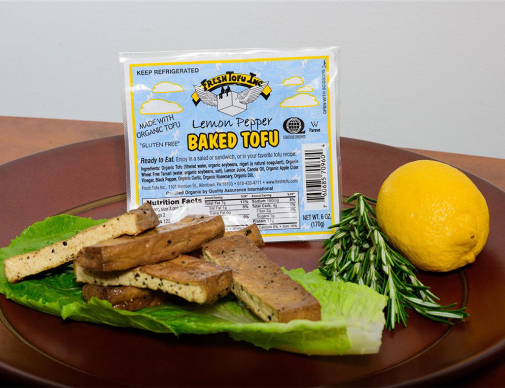 Lemon Pepper Baked Tofu Sunneen Health Foods