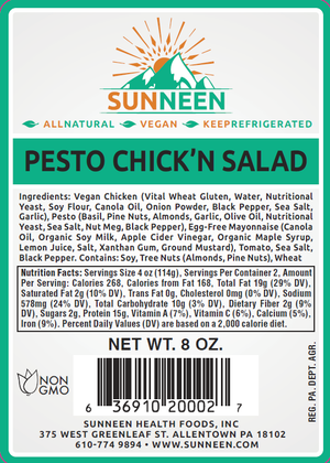 Pesto Chick'n Salad - Sunneen Health Foods